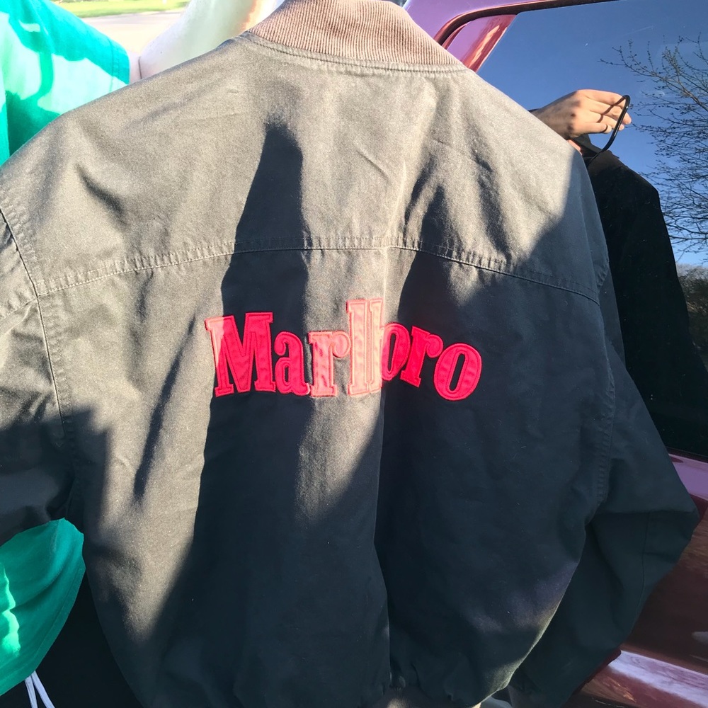 Vintage “Marlboro” Reversible Bomber Jacket UNISEX